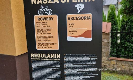 Wypożyczalnia rowerów- Koło Pustyni Chechło
