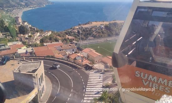 Cable Car - Mazzarò TaorminaFunivia - Stacja dolna