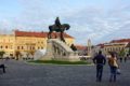 Cluj-Napoca – Pomnik króla Węgier Macieja Korwina
