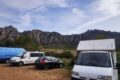 Parking przy parku Muntanya de Montserrat